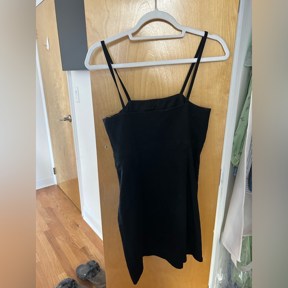 ZARA black jean dress size MEDIUM. Excellent condition